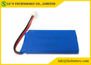 Μπλε PVC 3,7 μπαταρία LP482549 Β 500mah Lipo 3,7 μπαταρία πολυμερών μπαταριών 500mah 3.7v λίθιου βολτ