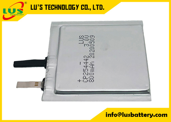 Εξαιρετικά λεπτή μπαταρία μπαταριών CP254442 800mah Lipo 3.0V LiMnO2 για τη συσκευή κλειδαριών RFID